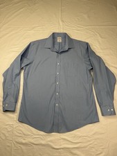 Brooks Brothers Shirt Mens 16.5-4/5 Blue Gingha Regent Fit 1818 Non Iron