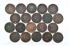 Lot 20 1800's 1890-1899 Indian Head Penny Cents US Coin Collection 2/5 Roll *875
