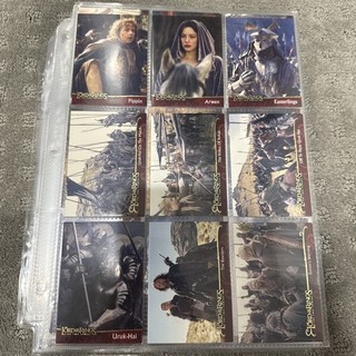 Lord of the Rings The Two Towers Movie 2002 Topps Base/update Card Set of 162