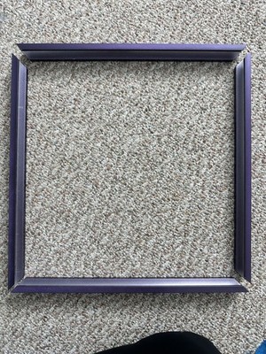 Metal Frame Sections. Nielsen Design. 16.25 x 16.25'' Hardware.  Purple.
