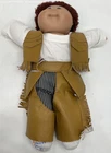 Vintage Cabbage Patch Doll Red Hair Brow Outfit