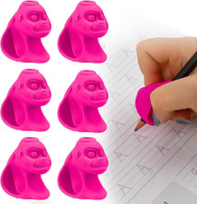 6PCS Pencil Grips for Kids, Handwriting Improvement, Soft Silicone Ergonomic Wri