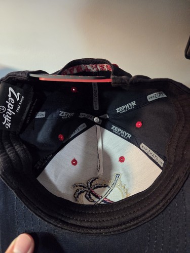 FLORIDA PANTHERS ZEPHYR MEN'S SNAPBACK ADJUSTABLE HAT PALMTREE/STICK - Picture 5 of 5