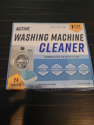 #ad #ad Active Washing Machine Cleaner Descaler 24 Pack $7.49