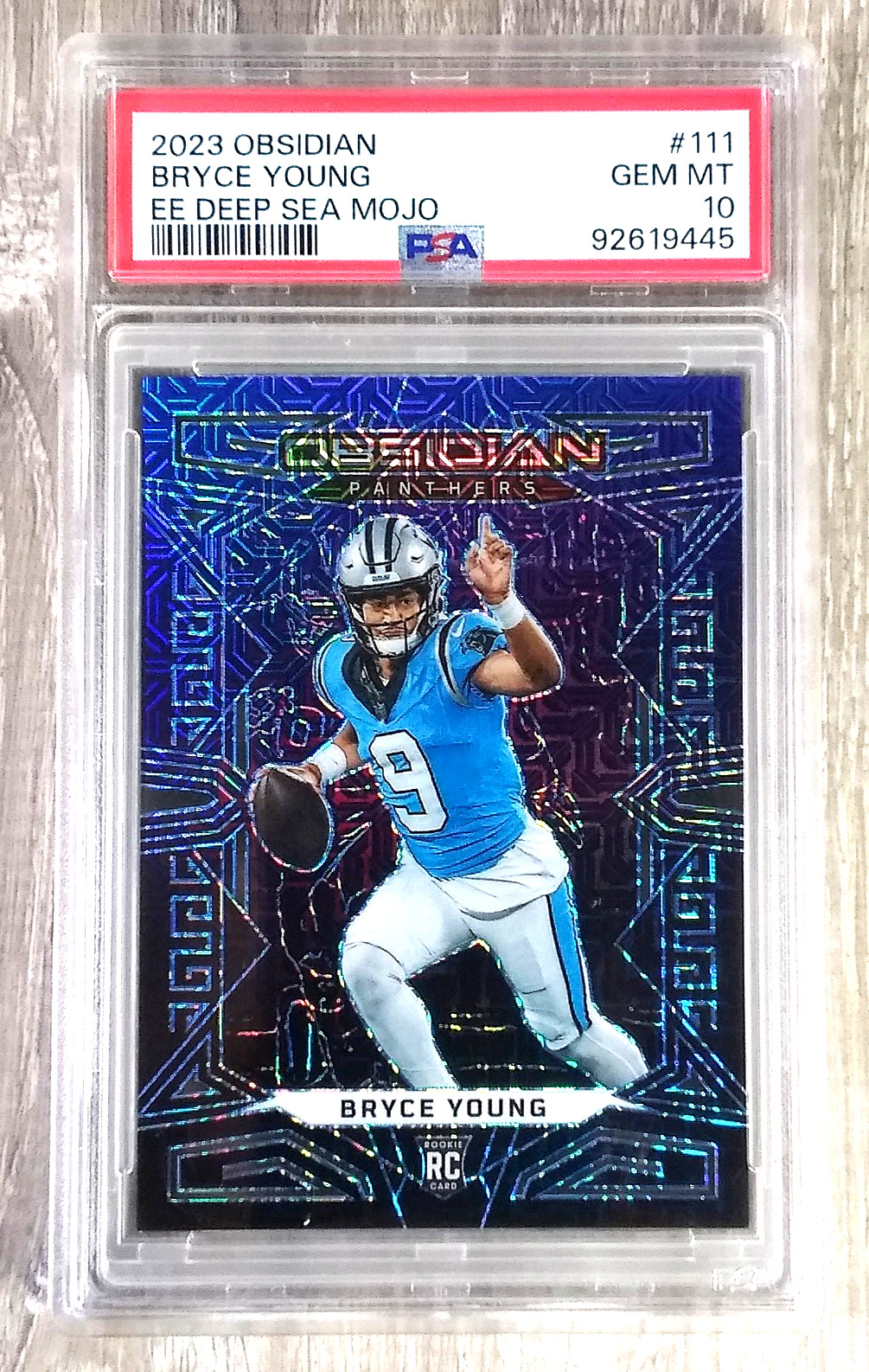 2023 Bryce Young Obsidian Deep Sea Mojo RC 2/5 PSA 10