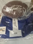 Jaxson Dart Signed NY New York Giants Promo Football Jersey & Football Bundle