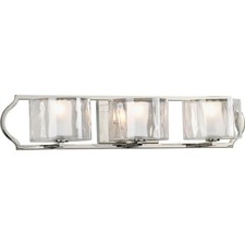 Progress Lighting 3-Light Polished Nickel 27W...