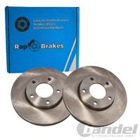 2X RAP Brakes Bremsscheiben 278Mm BelÜFtet Vorne Passend FüR Mazda 3 5 | R-D0441