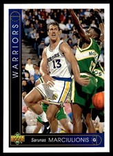 1993-94 Upper Deck Sarunas Marciulionis Golden State Warriors #95