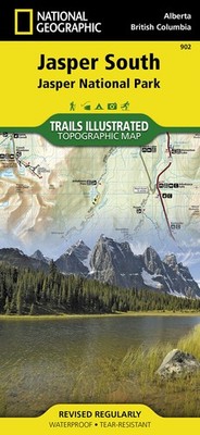 Jasper South Map [Jasper National Park] (National Geographic Trails Illustrated