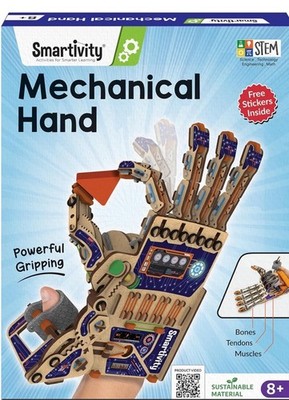 Smartivity DIY Robotic Mechanical Hand STEM Toy for Kids 8-14 Years