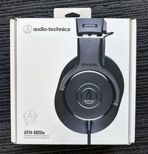 Audio-Technica ATH-M20x  NEW  Black Wired Professional Monitor Headphones
