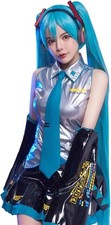 Hatsune Miku Cosplay Wig Costume Prop Vocaloid Large Size Used Japan
