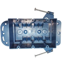 3-Gang New Work Electrical Box 44 Cu In ETL Certified Triple Outlet Switch Box