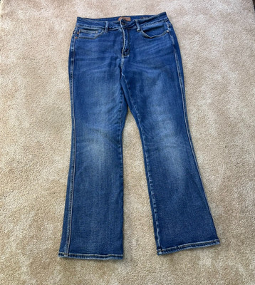 Judy Blue High Rise Bootcut Jeans Women's 16w Blue Stretch Denim