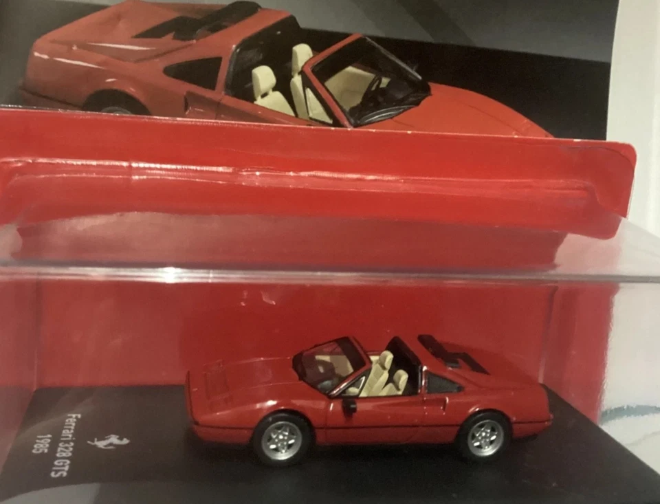 ferrari n 77 - 328 GTS 1985   1/64 diecast + BOOKLET Centauria Limited edition - Immagine 2 di 2