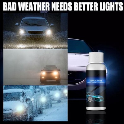 Cut Headlight Restoration Kit Polishing Restorer Sealant Headlamp s DE U8U7
