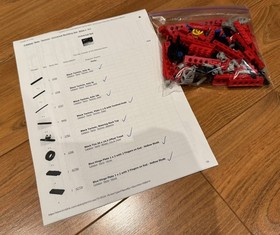 Lego Vintage Technic 8024 Universal Building Set 100% Complete, Cleaned (1987)