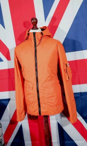 Weekend Offender Lightweight Hooded Jacket - L/XL - Orange - Casuals Terraces - Imagen 1 de 8