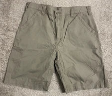 CARHARTT Carpenter Work Shorts Cotton B147 LBR Original Fit Men's Sz 38