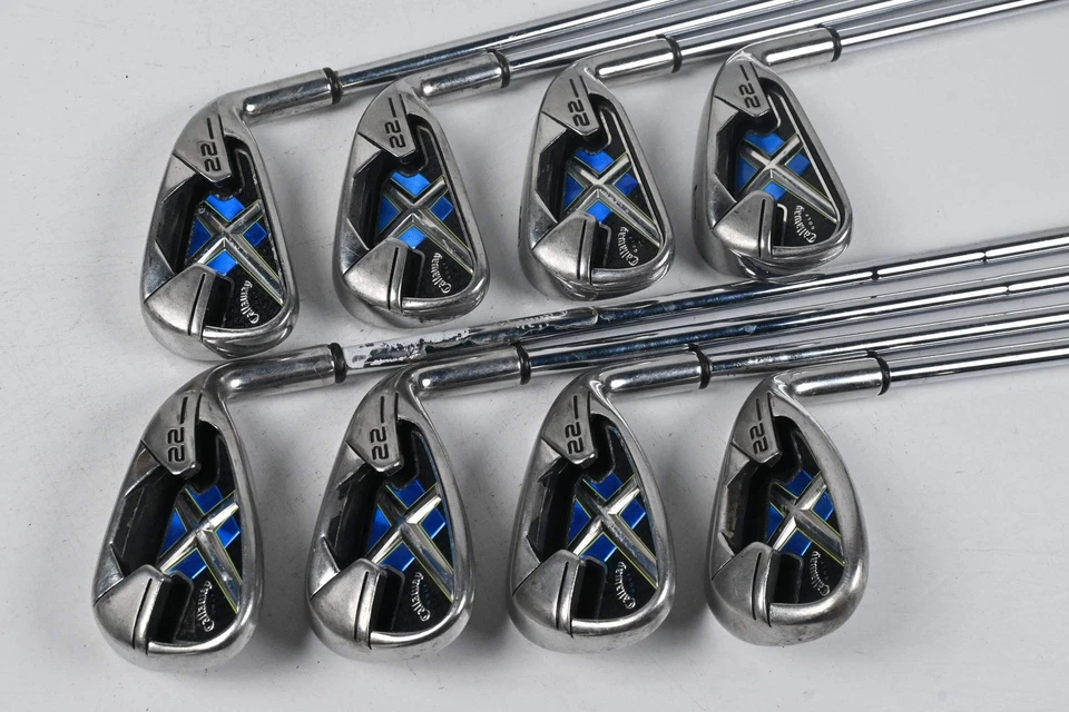 Callaway X-22 Irons / 4-PW+SW / Uniflex Callaway X Shafts - Image 2 of 4