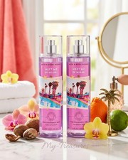 Lot 2 NEW Bath Body Works Meet Me in Miami Fragrance Mist 8 oz Discontinued