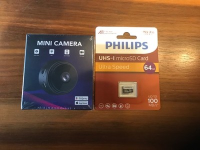 MINI CAMERA 1080P HD Tuya Smart Wifi IP inkl. Philips UHS MicroSD Card