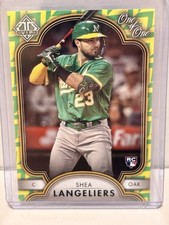 Shea Langeliers 1/1 Team Color Match Rookie 2023 Topps Transcendent VIP Party #3