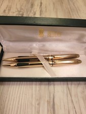 Bill Blass vintage, gold tone ink pen/mechanical pencil set,pen needs new refill