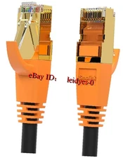 CAT 8 ETHERNET CABLE 1.5FT HIGH SPEED SHIELDED LAN NETWORK PATCH CORD INDOOR