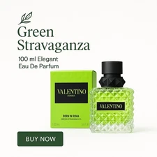 Valentino Donna Born in Roma Green Stravaganza 3.4 oz EDP Spray for Women New