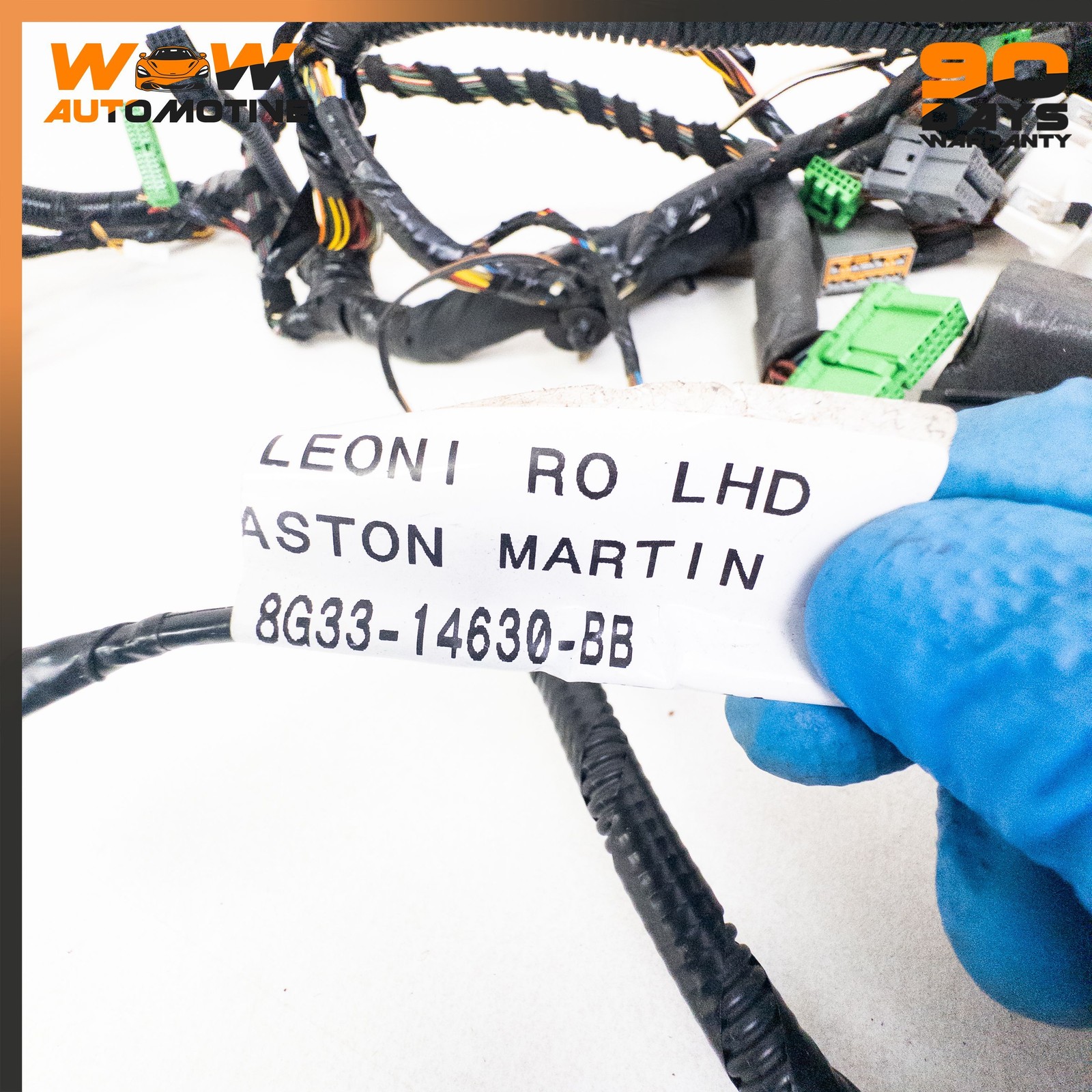 06-16 ASTON MARTIN V8 VANTAGE FRONT CABIN DOOR WIRING HARNESS ASSEMBLY OEM