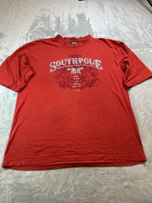 SouthPole Shirt XXL Men's Red Y2K Skater Grunge Baggy 00s