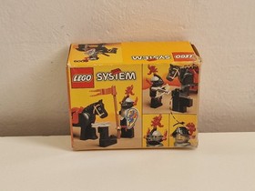 Lego vintage set System Castle 6009 Black Knight, with box and instructions