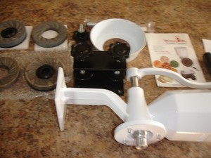 WonderMill Wonder Junior Wheat Flour Hand Mill Stones Grinder