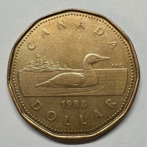 1988 Canada 1 Dollar - Coin #C-095