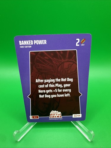 Bo Jackson Battle Arena 2026 Play 3 Banked Power PL-3 SSP 1st Edition