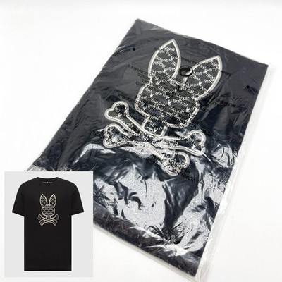 NEW* Men Psycho Bunny Kace Graphic Tee BLACK (MT0200166 001) 👍 | eBay