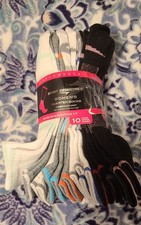New Sport Essentials Womens 10 Pair Athletic Quarter Socks Size 4/10 New