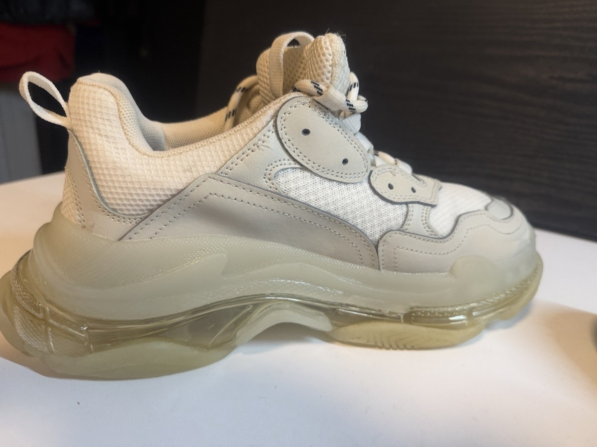 Balenciaga Triple S White Sneaker Size 41/ (9M/11W) | eBay