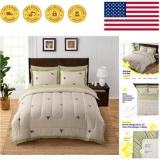 Savanna Animal Print Bed in a Bag for Kids - Fun Jungle Comforter Set Full Size