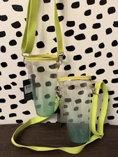 NWT Clear Ombré Starbucks Tumbler Carrying Case HTF Fan Favorite - CASE ONLY