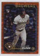 2024 Topps Update Orange Crackle Foilboard 217/299 Oliver Dunn #US310 05ns