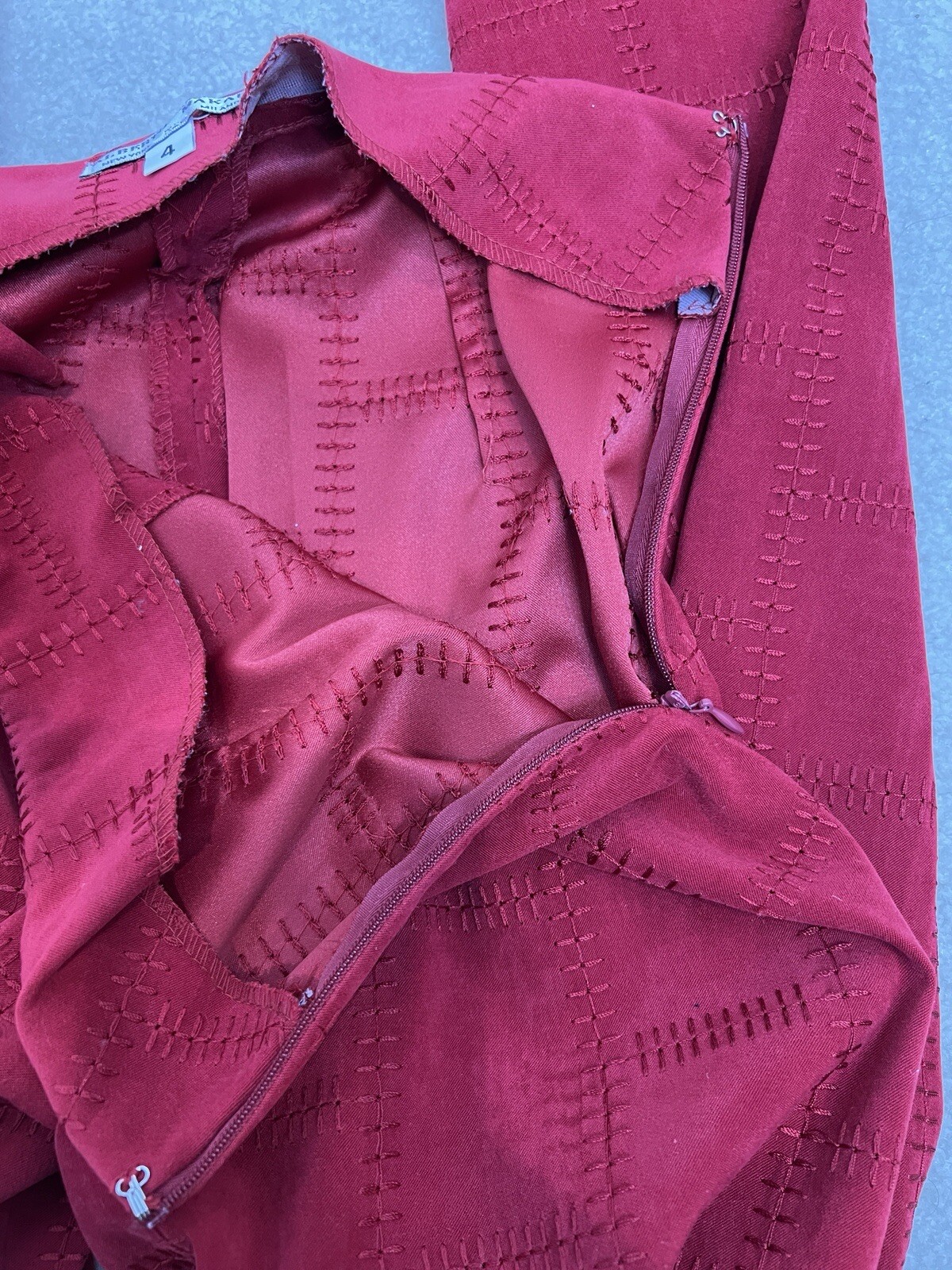 Alberto Makali Western Patchwork Stitching Y2K Re… - image 7