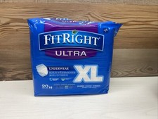Medline FitRight Ultra Protective Incontinence Underwear XL 20 Ct Heavy Absorben