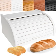 Creative Home Roll-Brotkasten aus Buchen-Holz...