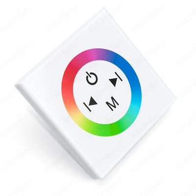 Led RGB Controller Einbaucontroller Dimmer Wand Steuergerät Touch Panel ''Touch