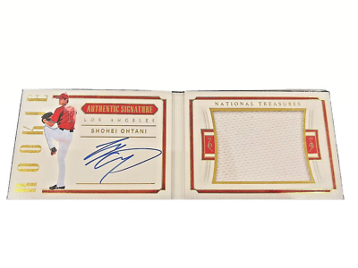 2018 National Treasures Shohei Ohtani Rookie Autograph ✍️ On 