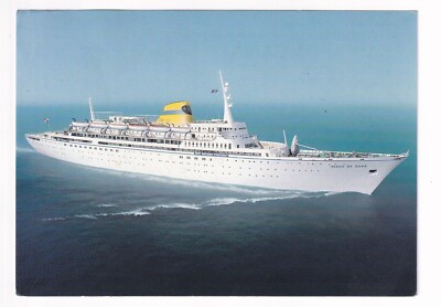 VASCO DA GAMA, FLAGGSCHIFF VON NECKERMANN REISEN, FARB - FOTO - Karte, 1987 gel.