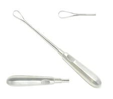 Sims Uterine Curette 11" (27.9cm) Sharp Blade Size 5 OB/Genecology Instrument